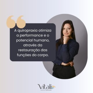 Nosso corpo tem uma capacidade funcional incrível, que muitas vezes não é alcançada por causa do acúmulo de pequenos estresses da rotina. 

Mas e se eu te disser que a quiropraxia tem a capacidade de te ajudar a movimentar melhor, reduzir tensões, se conectar melhor com você mesmo?

Que tal melhorar o potencial do seu corpo?

Agende sua sessão de quiropraxia!