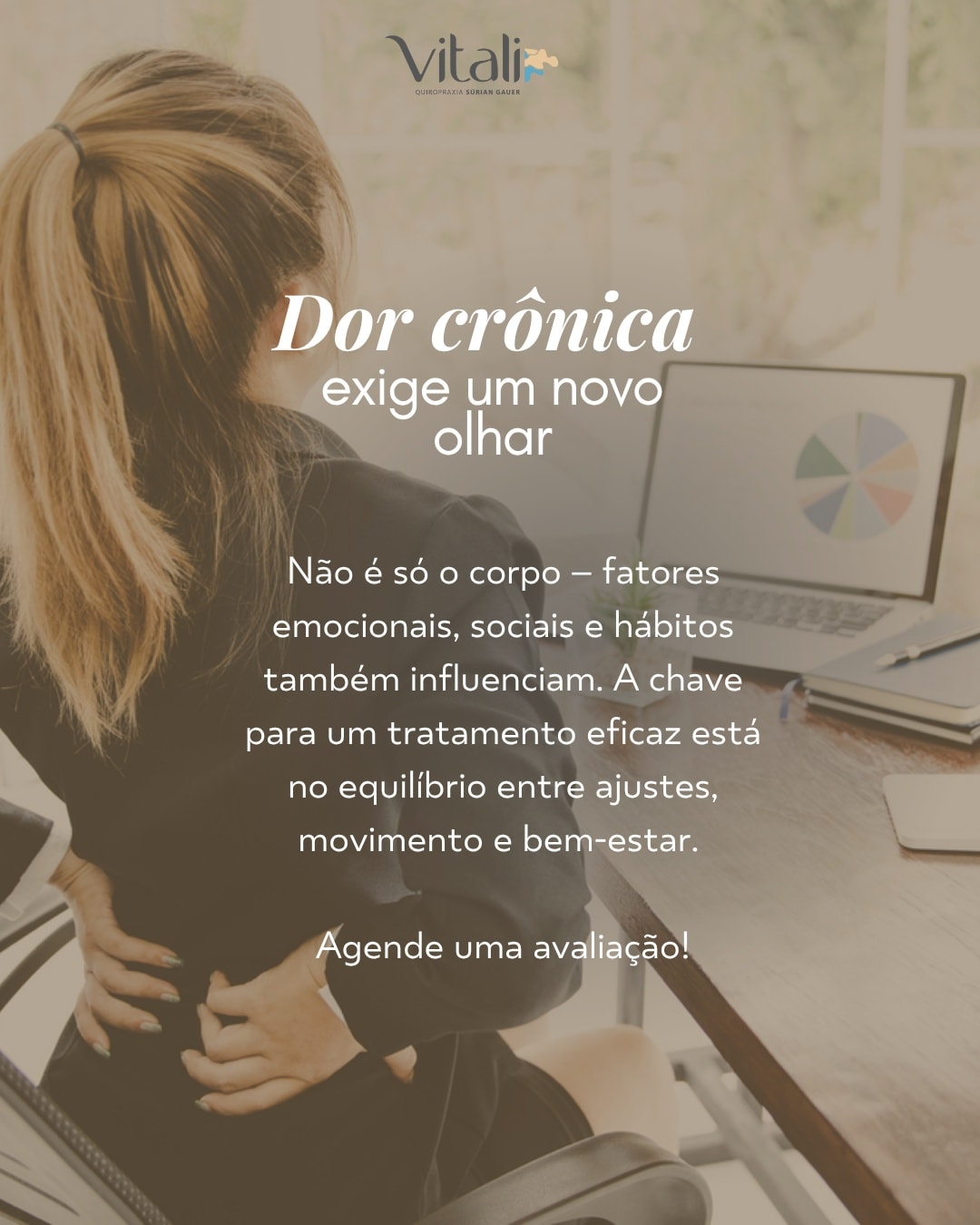 Corpo e Mente: A Dupla Essencial no Controle da Dor!

Se você sofre com dor crônica, já percebeu que ela não afeta apenas o corpo, mas também sua mente e emoções? 

Estudos mostram que tratar a dor somente com exercícios físicos pode não ser suficiente – é preciso trabalhar o sistema nervoso também!

Aqui estão 3 abordagens corpo-mente que ajudam a reduzir a dor de forma mais completa:

✅️ Exercícios Terapêuticos + Respiração Diafragmática: Movimentar o corpo melhora a mobilidade e reduz tensões musculares, mas quando combinado com a respiração diafragmática, ajuda a acalmar o sistema nervoso, diminuindo a percepção da dor. 

✅️ Quiropraxia + Mindfulness: Ajustes quiropráticos melhoram a função articular e aliviam dores, enquanto o mindfulness reduz o estresse e a hipersensibilização da dor, tornando o tratamento mais eficaz. 

✅️ Alongamento + Relaxamento Progressivo: Alongar músculos encurtados alivia desconfortos e quando combinado com técnicas de relaxamento muscular progressivo, ajuda a reduzir tensões desnecessárias no corpo.

📈A ciência confirma: quando unimos corpo e mente no tratamento da dor, os resultados são mais duradouros!

Quer saber como aplicar essas técnicas no seu dia a dia? Agende uma avaliação!

📋Fonte: 10.1089/acm.2020.0181