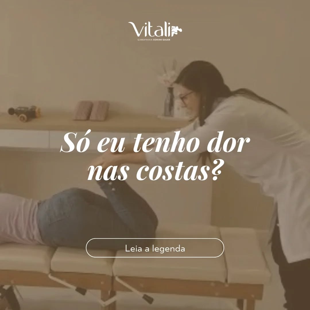 Ouvimos muito no consultório: “ah, mas só eu que conheço que tem essa dor lombar!”. 
Mas infelizmente não é verdade, a Dor Lombar é uma das condições mais comuns que existem, quando dizemos comuns não significa que não deva ser gerenciada e tratada, mas ela é mais comum do que você imagina.

Um estudo realizado com mais de 30 mil dinamarqueses mostrou que das queixas de coluna, a dor lombar e a dor cervical eram as mais comuns e por último a dor torácica. Mais da metade dessa amostra já tinha relatado uma queixa de dor importante nessa região.

Então entendam isso! Você não está sozinho, nós entendemos seu problema e iremos te ajudar a chegar no seu objetivo de ter uma vida mais saudável. 

Agende sua consulta!